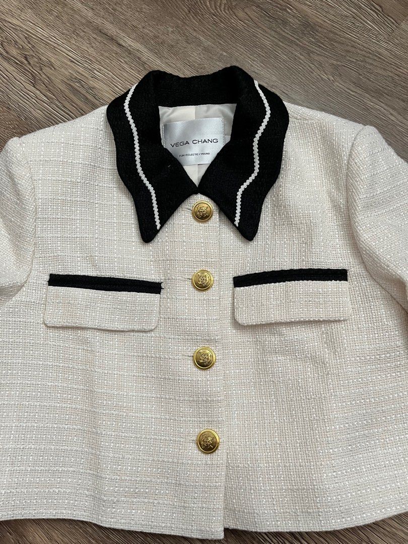 BN Vega Chang Cropped Tweed Jacket (S)