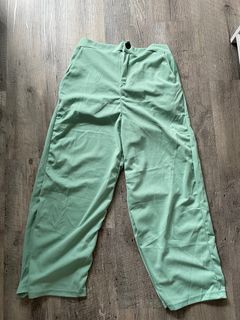 BNIB Green Culottes (Polyester Fabric)