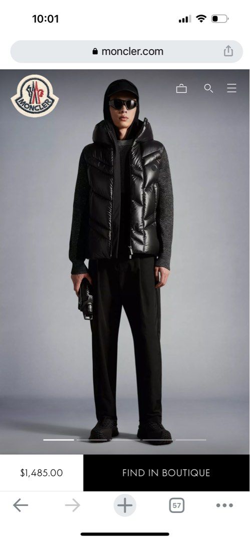 Moncler vest clearance size 3