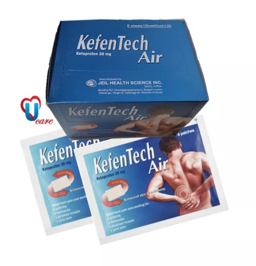 [Brand New] KefenTech Air (20 X 8 Patches) - Korean Pain Relieve ...