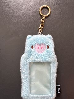 Bt21 photo card keychain holder
