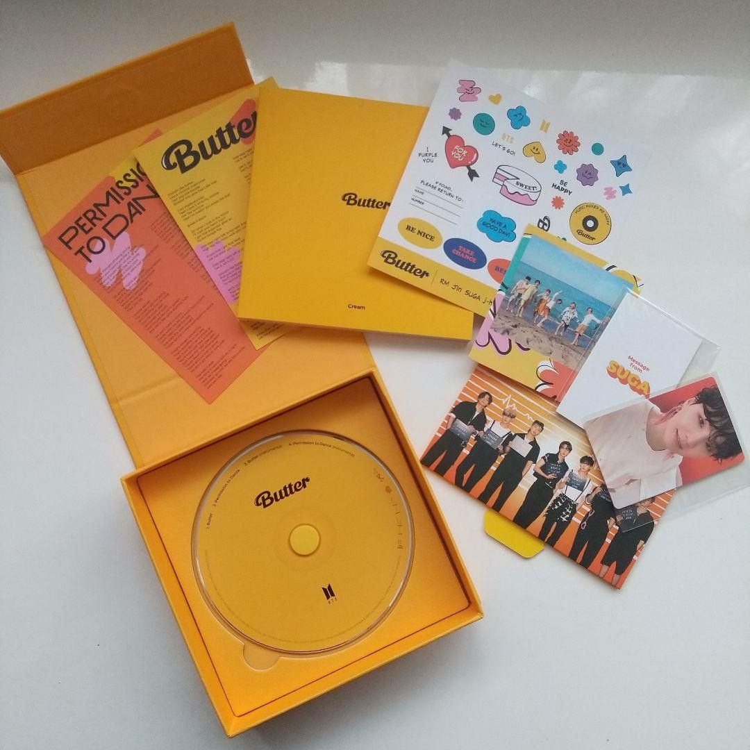 BTS BUTTER ALBUM CREAM VERSION YOONGI/SUGA PC, Hobbies & Toys