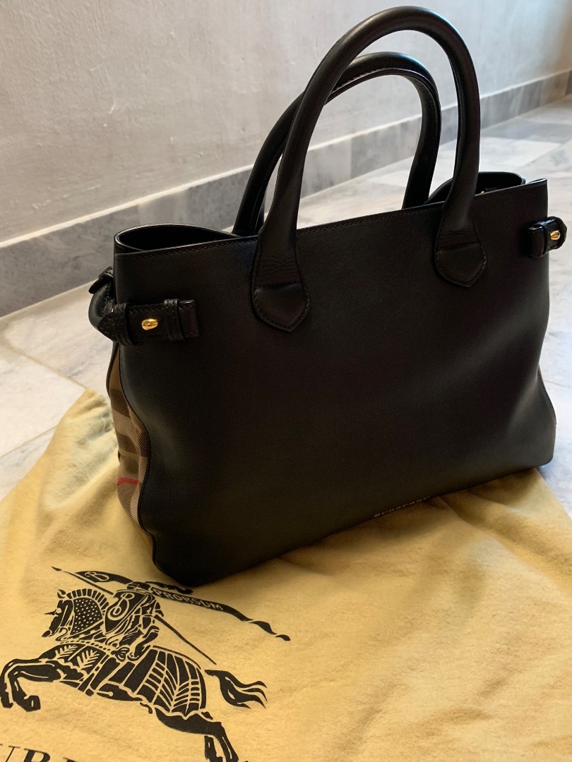 Burberry medium banner tote online