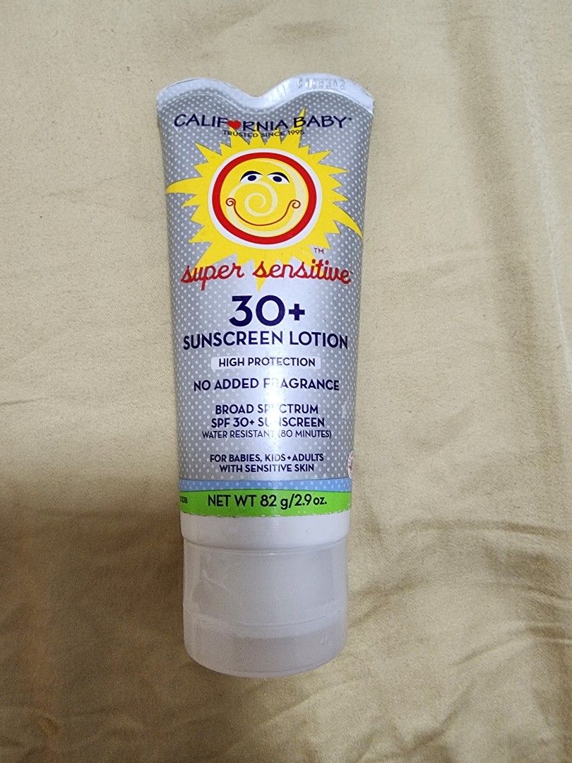 California Baby Super Sensitive Sunscreen Babies Kids Bathing