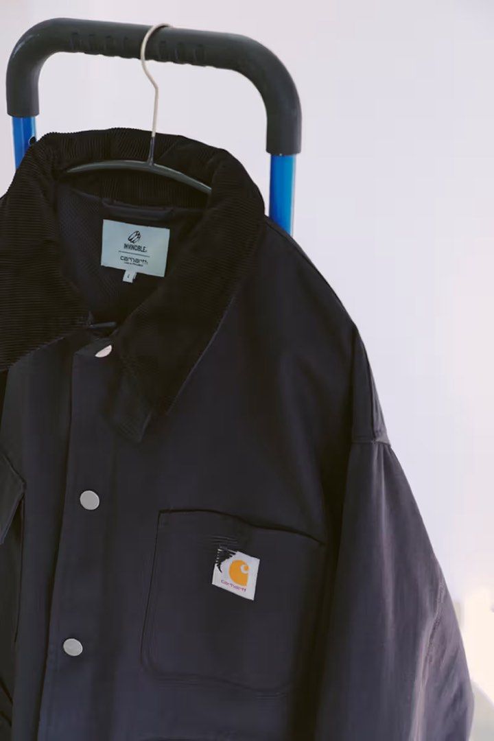 carhartt x invincible chore jacket, Men's Fashion, Coats, Jackets