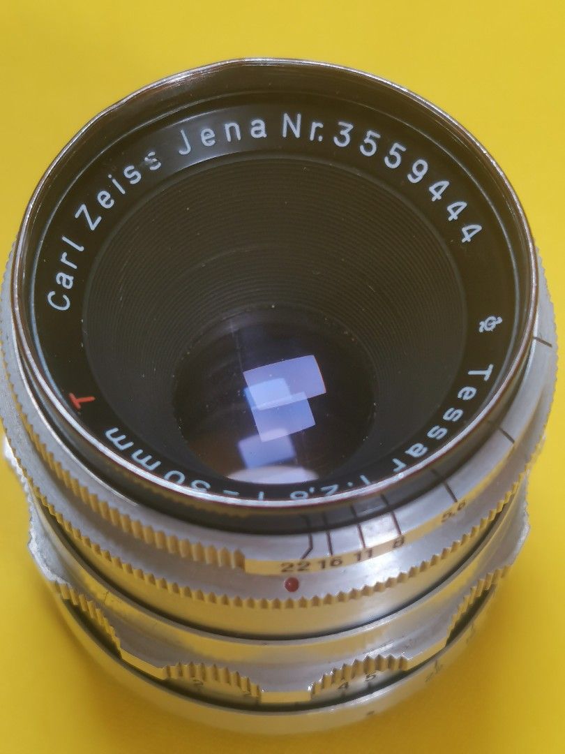 Objectif Carl Zeiss Jena Auto Tessar 50mm F/2,8 – Pour Exakta/Exa/Topcon (Pour Pièces)