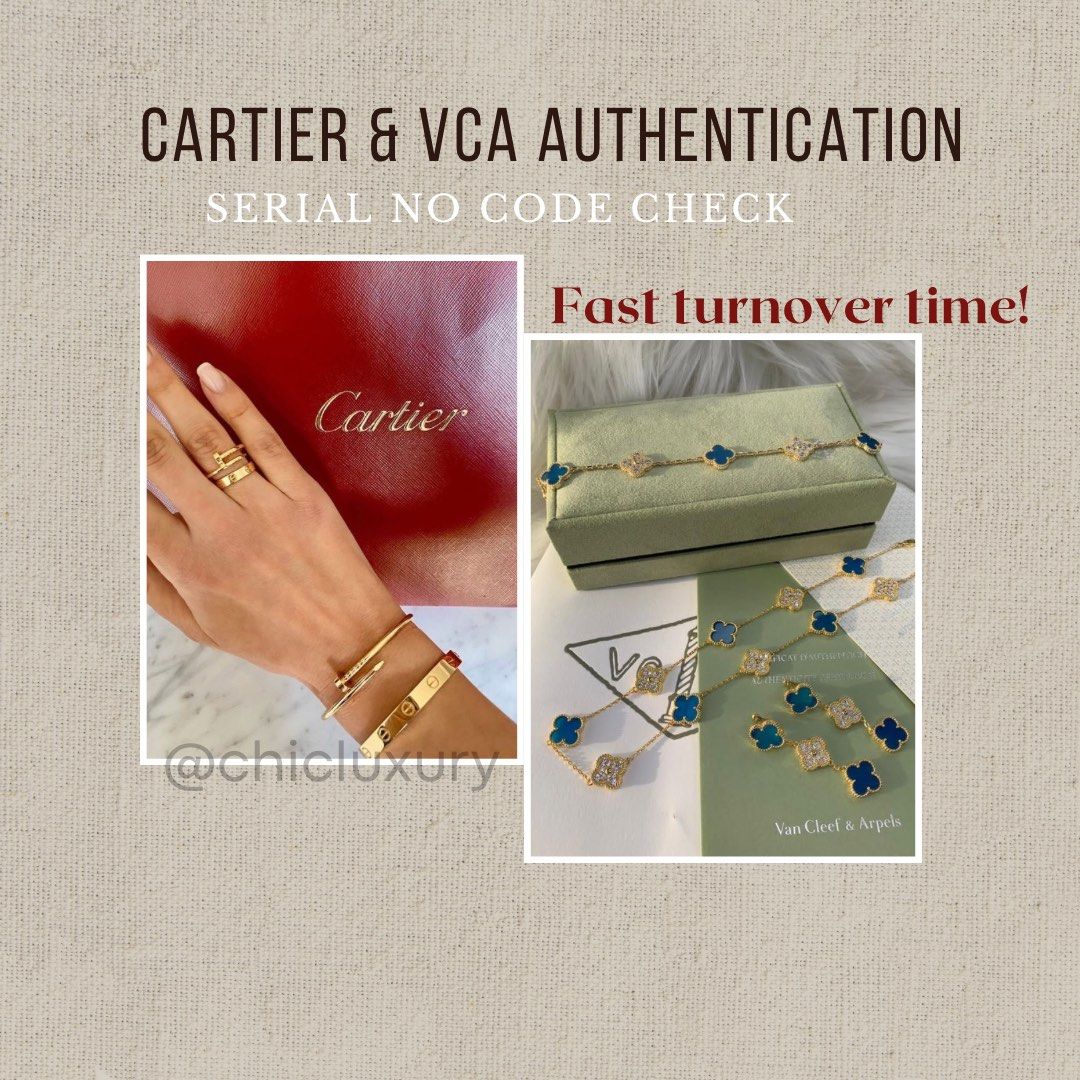 Cartier VCA authentication