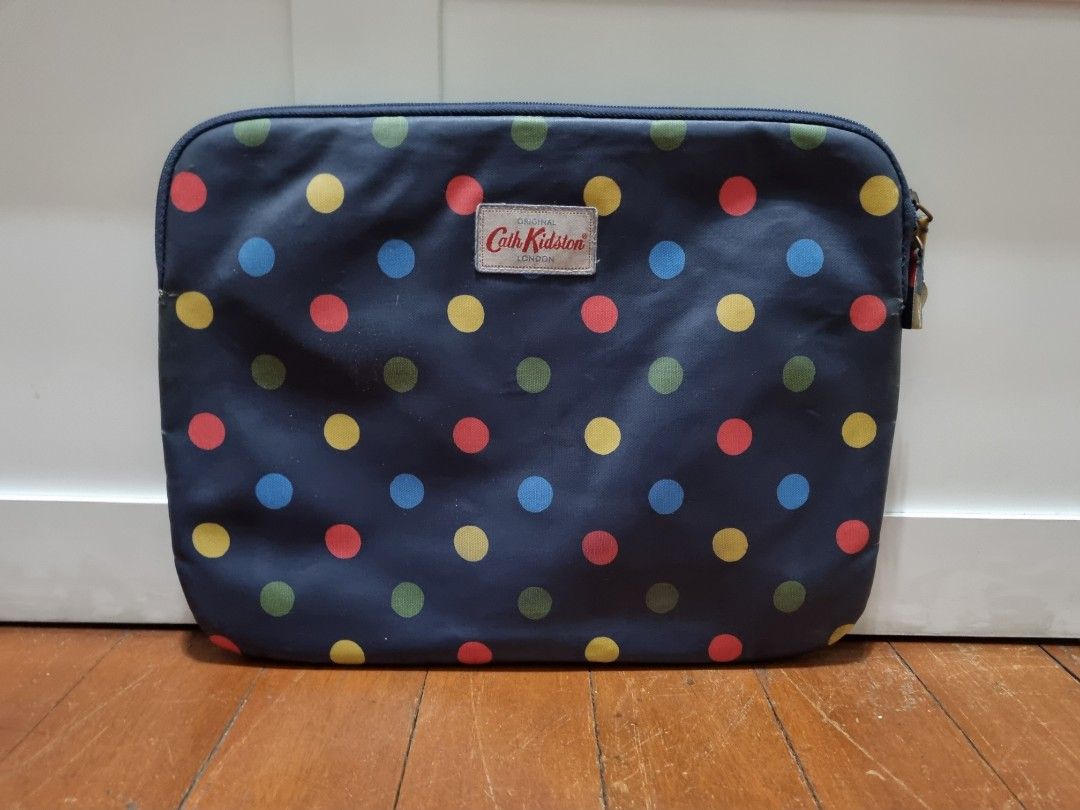 Cath Kidston laptop sleeve with zip on Carousell