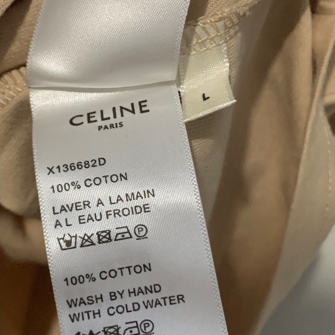 CELINE PARIS SULKY COTTON T SHIRT on Carousell