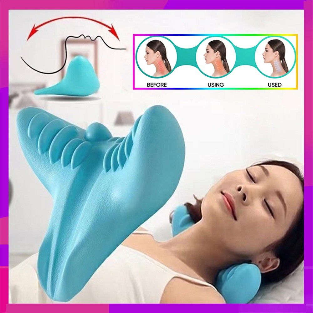 Cervical Spine Massage Pillow Gravity Shiatsu Neck Shoulder Pain