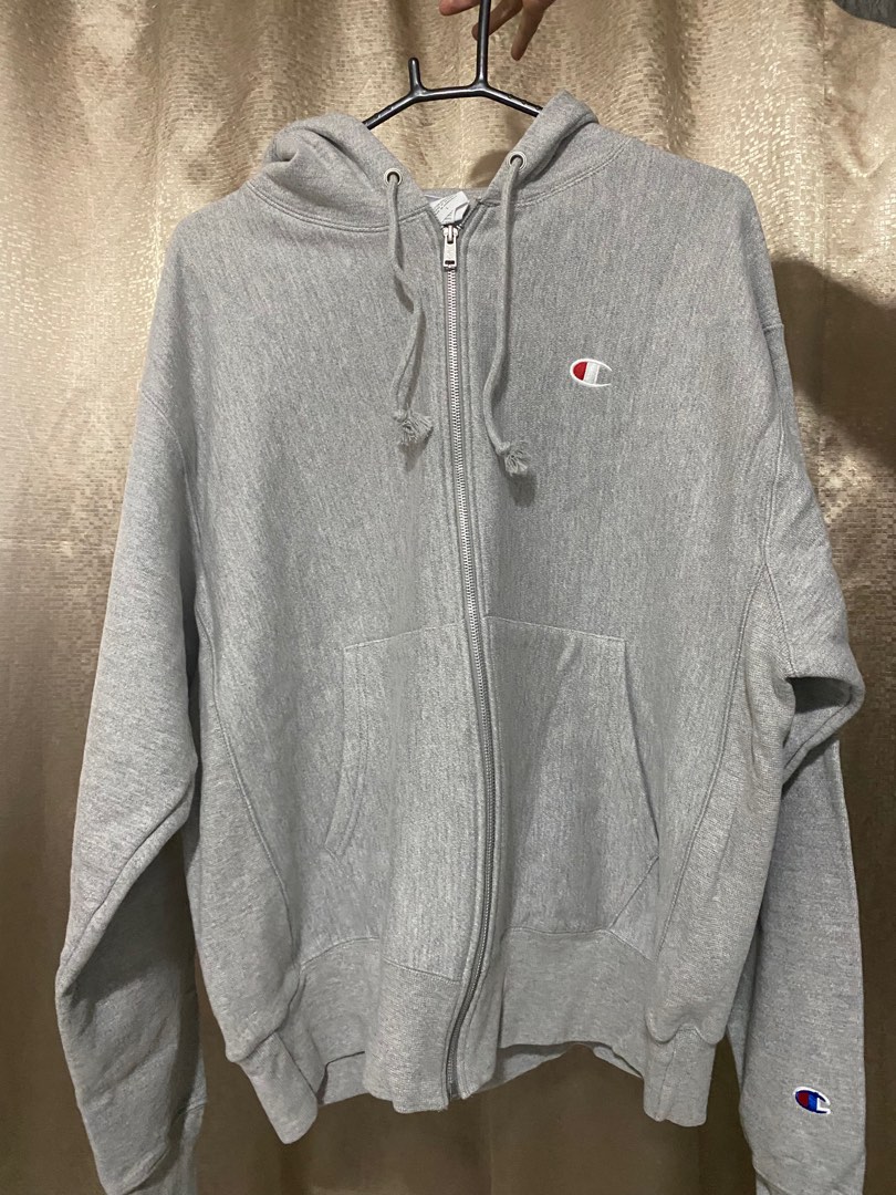 All grey champion hoodie sale