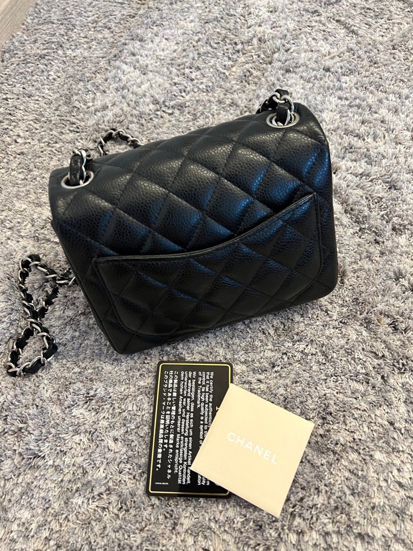 Chanel Mini Flap Bag Grained Calfskin
