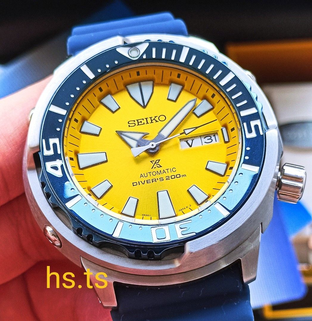 🔥Cheapest Seiko Tuna Butterfly Yellow Blue Automatic Prospex Divers Watch  SRPD15K1 SRPD15 (Limited Edition), Men's Fashion, Watches & Accessories,  Watches on Carousell