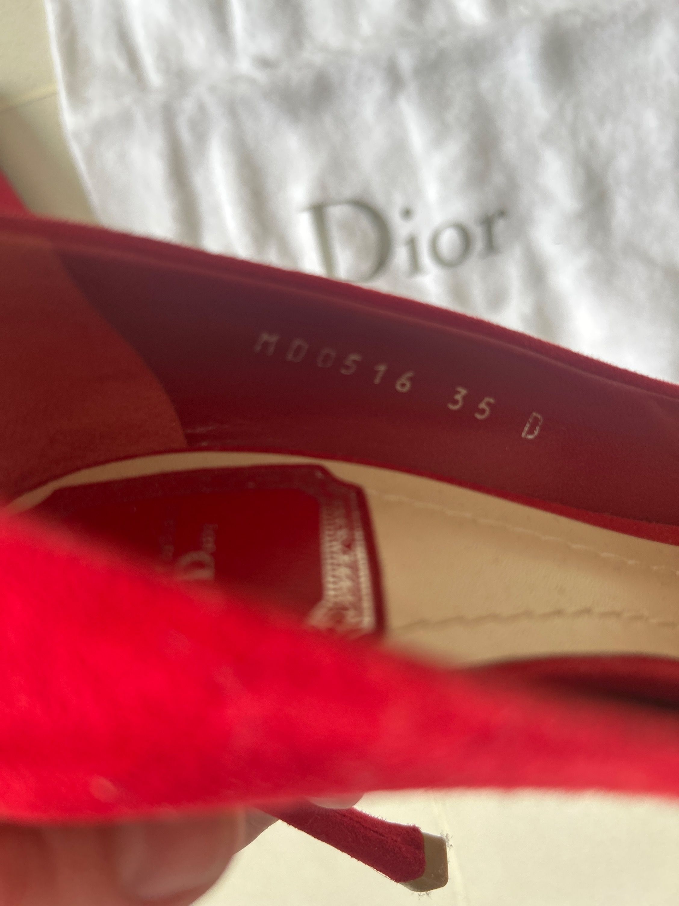 Christian dior online red bottoms