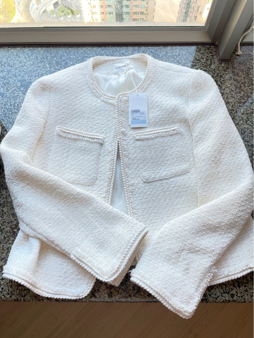Club monaco tweed jacket cheap
