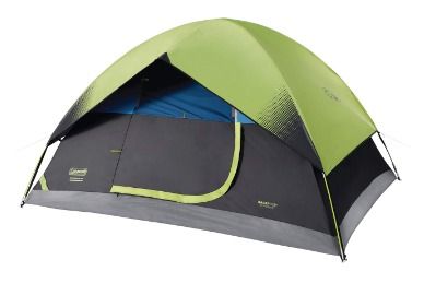 Coleman Dome Camping Tent | Sundome Dark Room Tent with Easy Set Up , Green/Black/Teal, 4 Person 🏷Retail Price:  ₱20,196