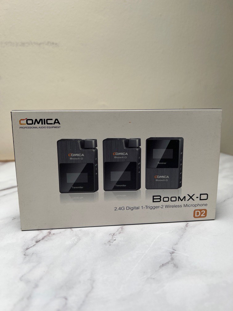 COMICA BOOM XD D2 2.4wireless microphone, Audio, Microphones on Carousell