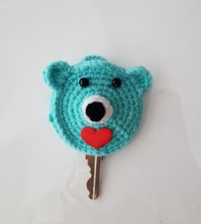 Crochet Bear Key Holder