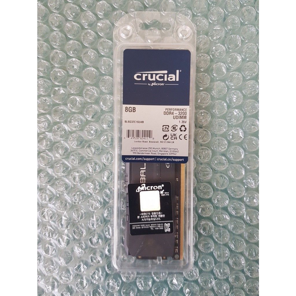 Crucial Ballistix 3200 MHz DDR4 DRAM Desktop Gaming RAM 8GB FOR ...