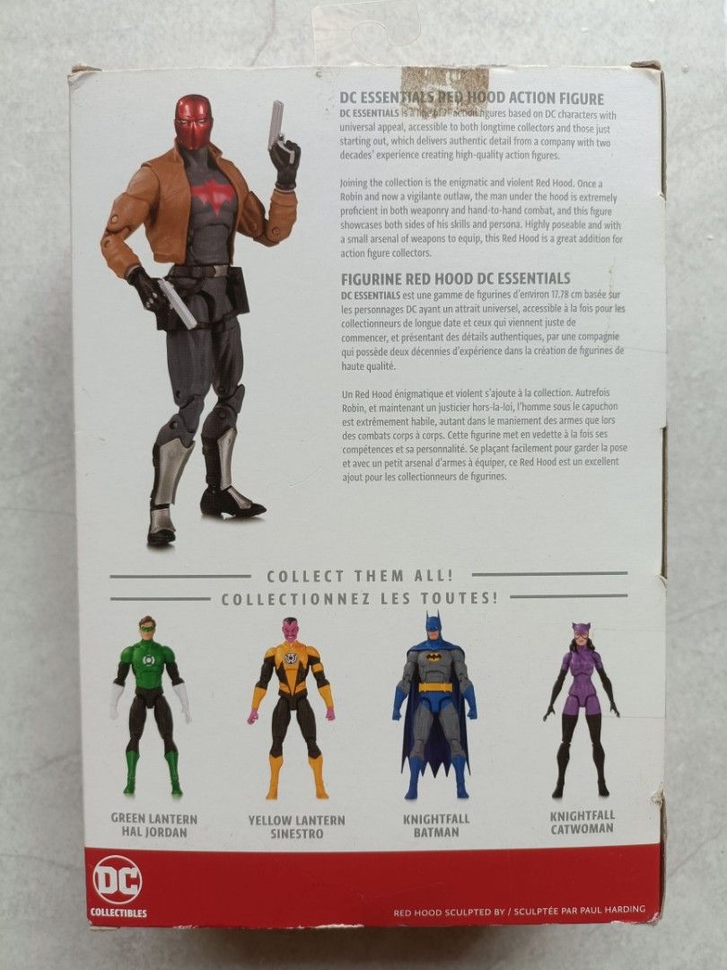 DC COLLECTIBLES DC ESSENTIALS RED HOOD Hobbies Toys Toys