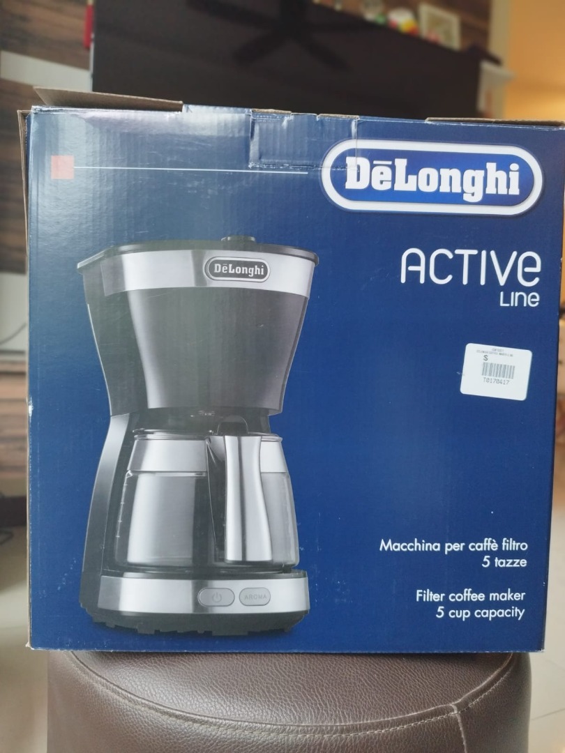 Delonghi Filter Coffee Maker, TV & Home Appliances, Kitchen Appliances