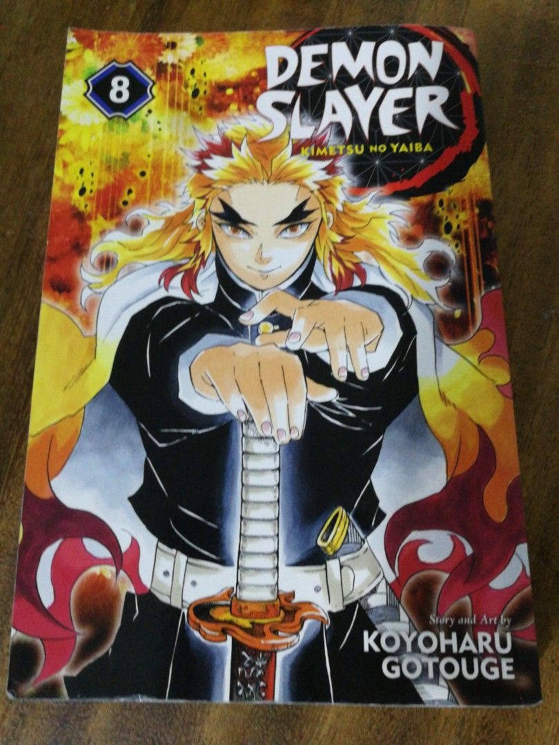 Demon slayer book 7,8,9 and 12, Hobbies & Toys, Books & Magazines