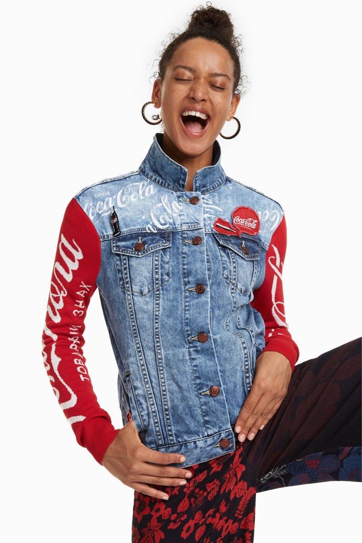 Coca cola jean online jacket