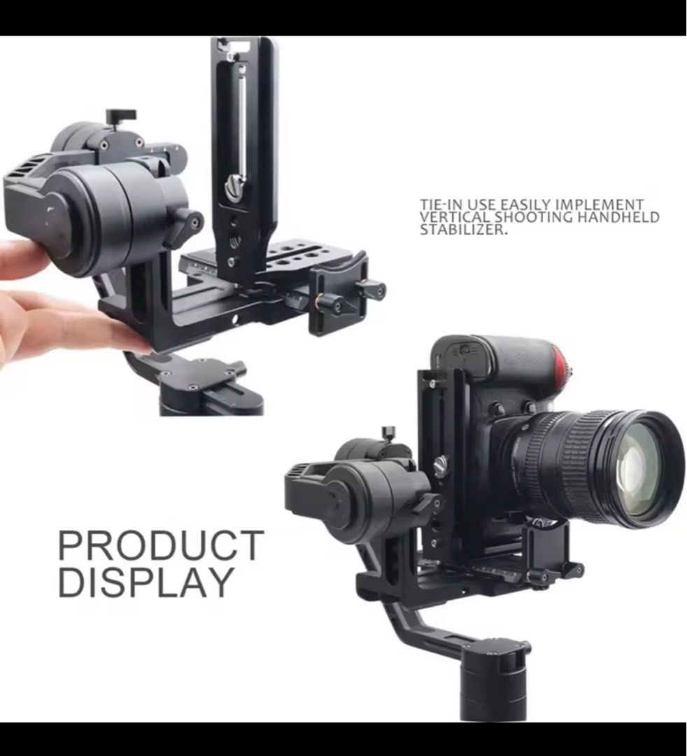 DJI Ronin SC vertical mount L type for Tiktok & photography