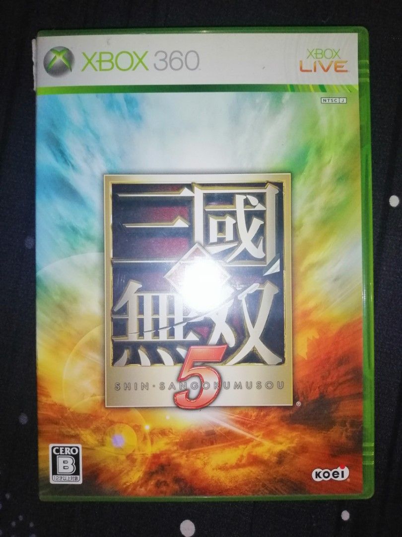 Dynasty Warrior 5 Xbox 360 NTSCJ Japanese, Video Gaming, Video Games