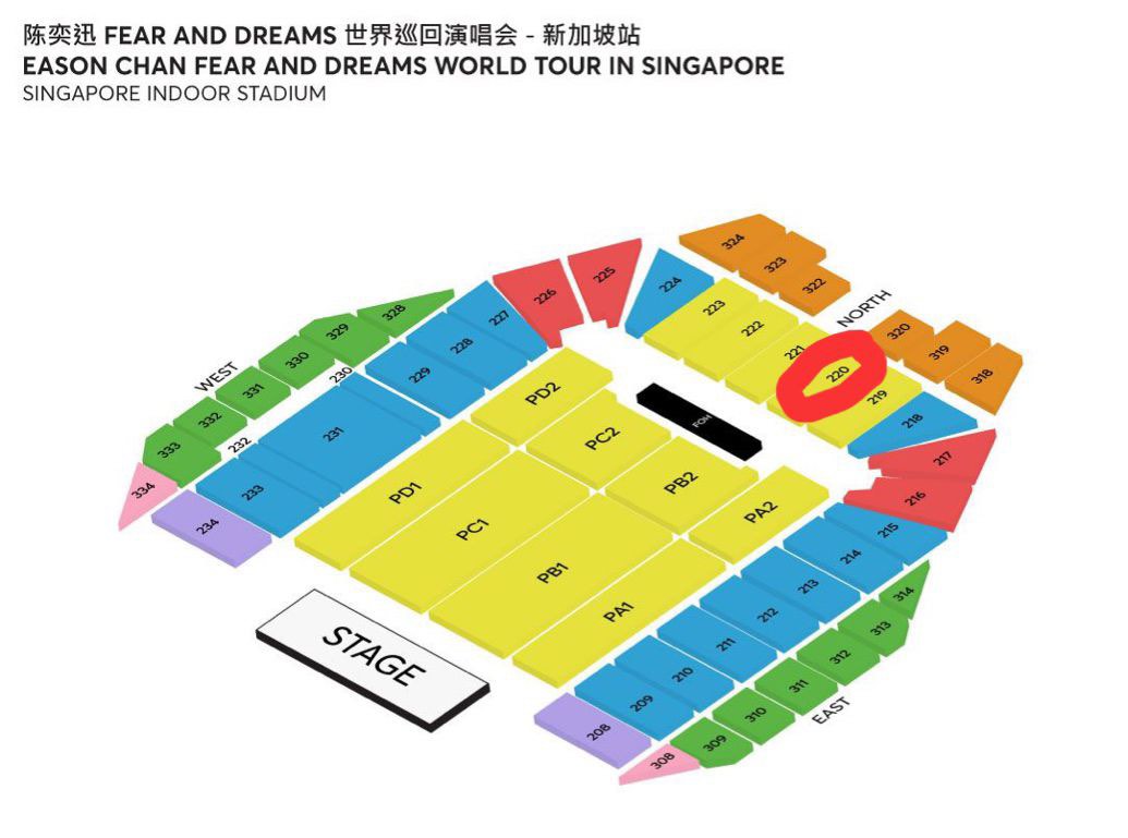 Eason Chan Concert 1 pair 15 April 2023, Tickets & Vouchers, Event