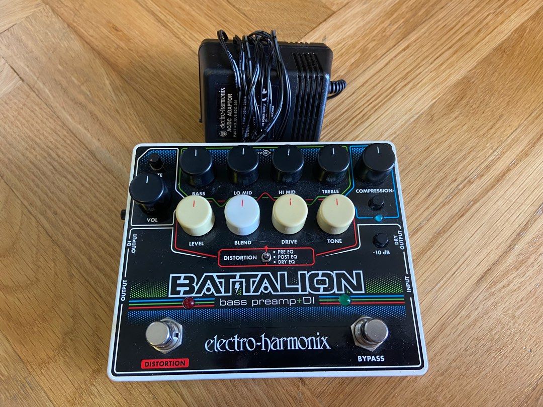 Electro Harmonix EHX Battalion Bass Preamp DI Pedal, Hobbies & Toys, Music & Media, Musical