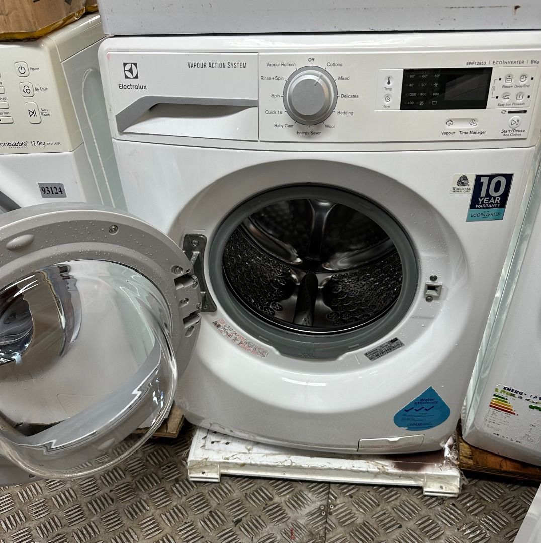 ELECTROLUX 8KG FrontLoader Washing Machine EWF128531, TV & Home