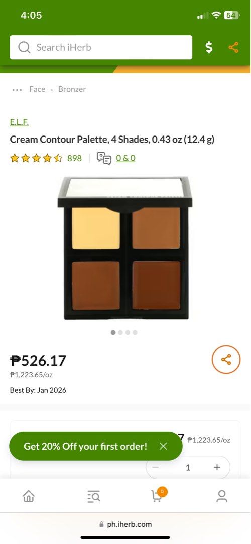Elf Cream Contour Palette on Carousell
