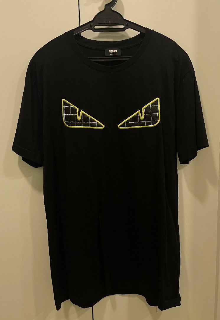 Fendi Eyes T shirt Black DesignerTshirt Fendieyes Luxurytshirt