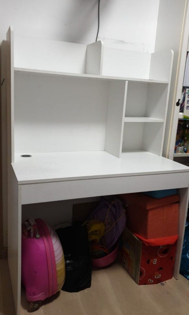 Free Study Table with racks, Furniture & Home Living, Furniture, Tables ...