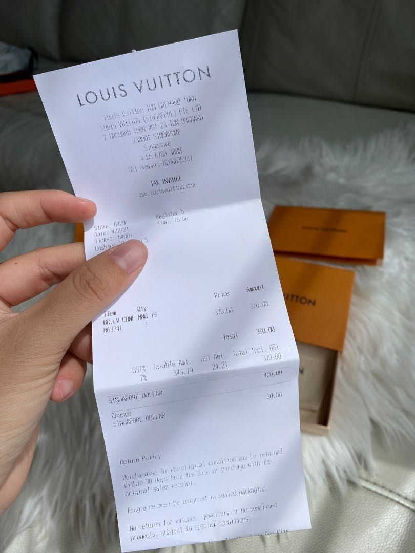 LV receipt holder  Louis vuitton accessories, Receipt, Authentic louis  vuitton