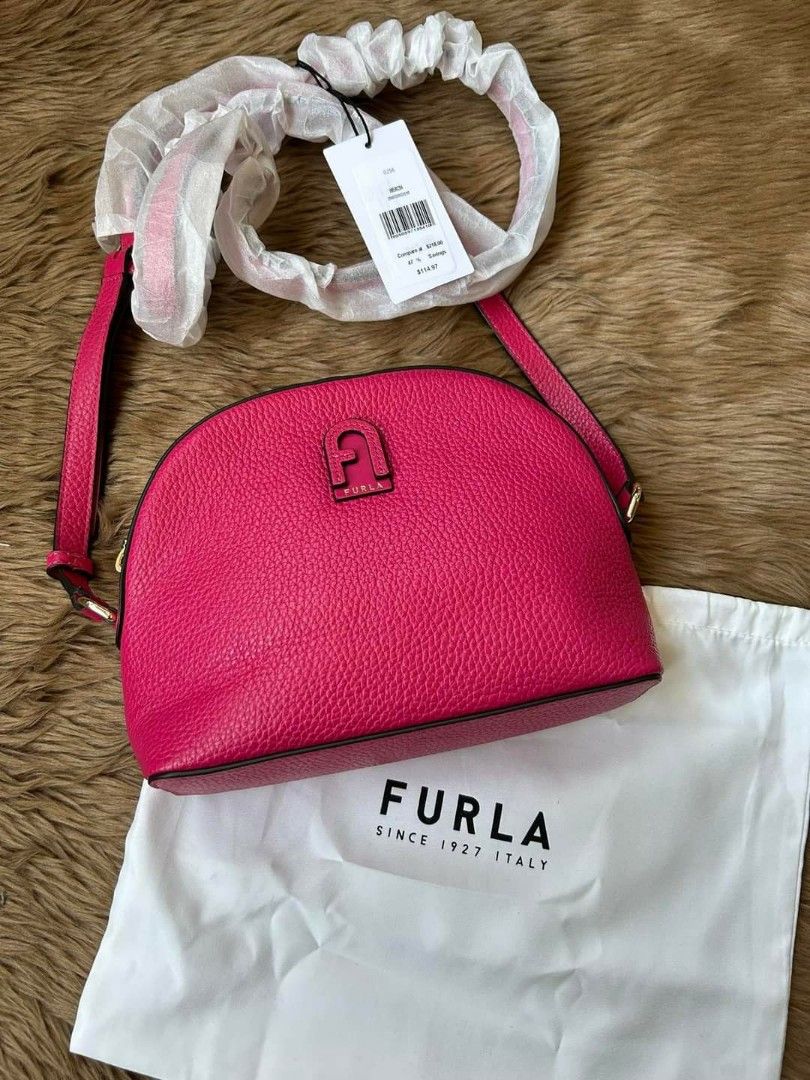 FURLA Crossbody Bag In Leather on Carousell