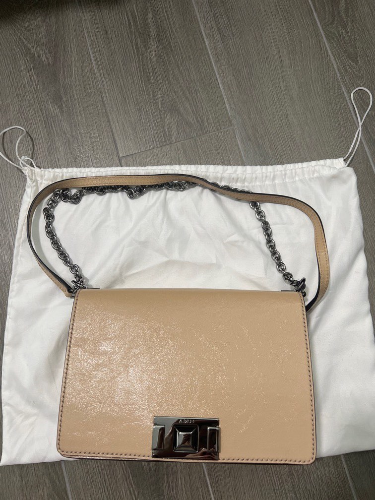 Furla top studded bag