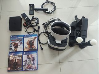 Gen2 PS VR + 2 move controller  + 4 VR games