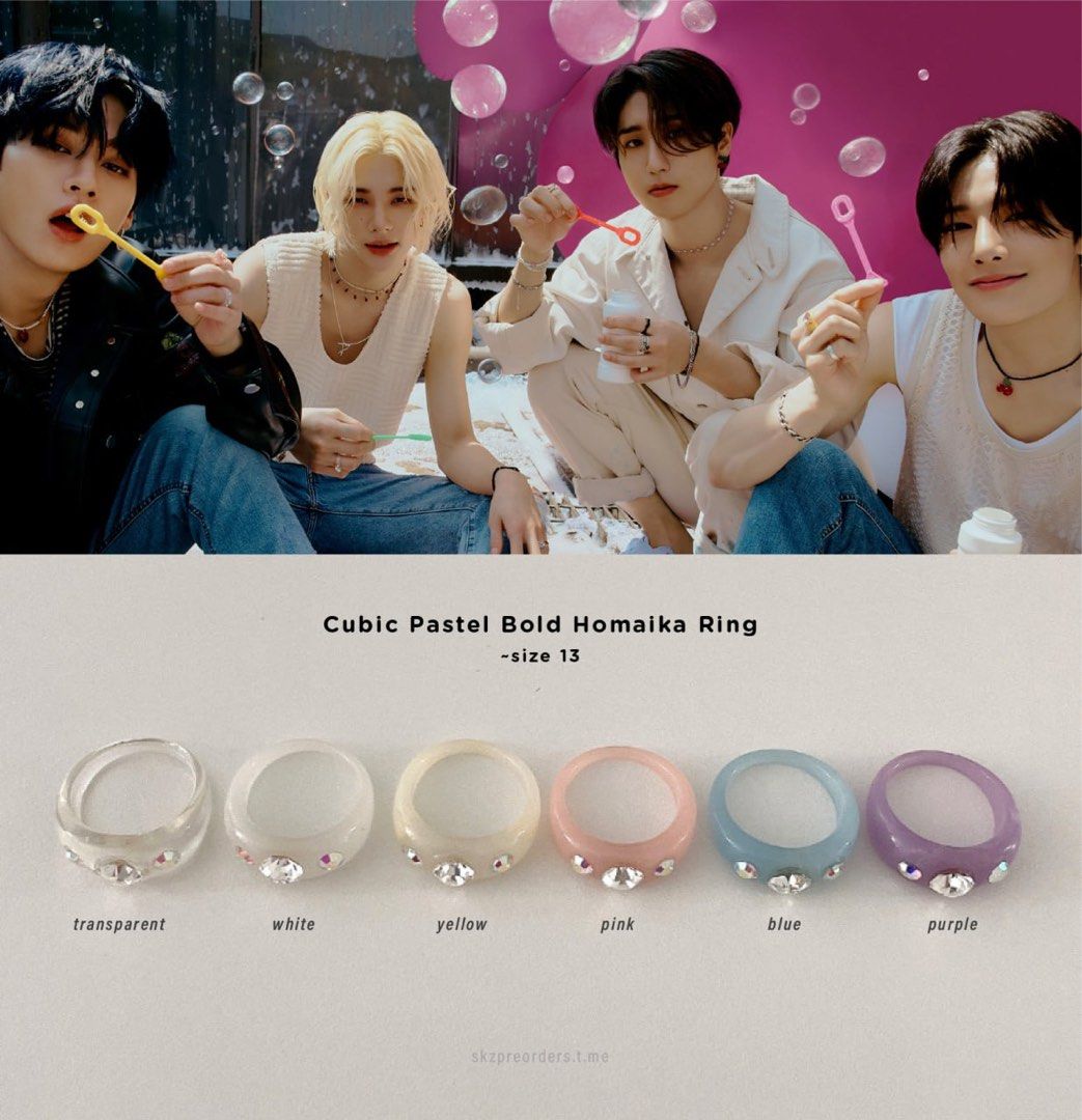[GO Open] Homaika acrylic ring Stray kids skz hyunjin lee
