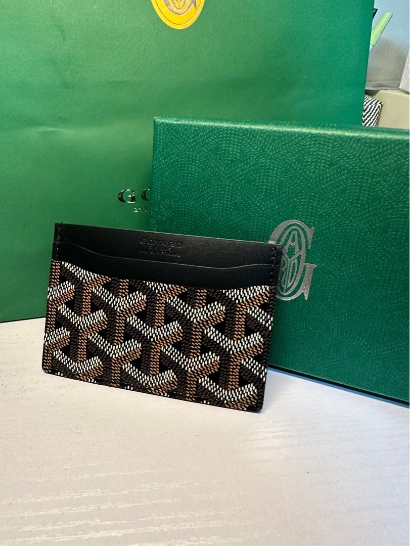 Goyard Saint Sulpice Card Holder Black NEW 100% Authentic Purchased In  Japan