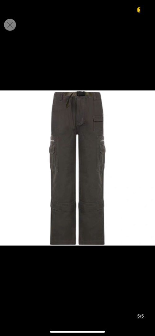 Grey Cargo Pants, Women's Fashion, Bottoms, Other Bottoms on Carousell