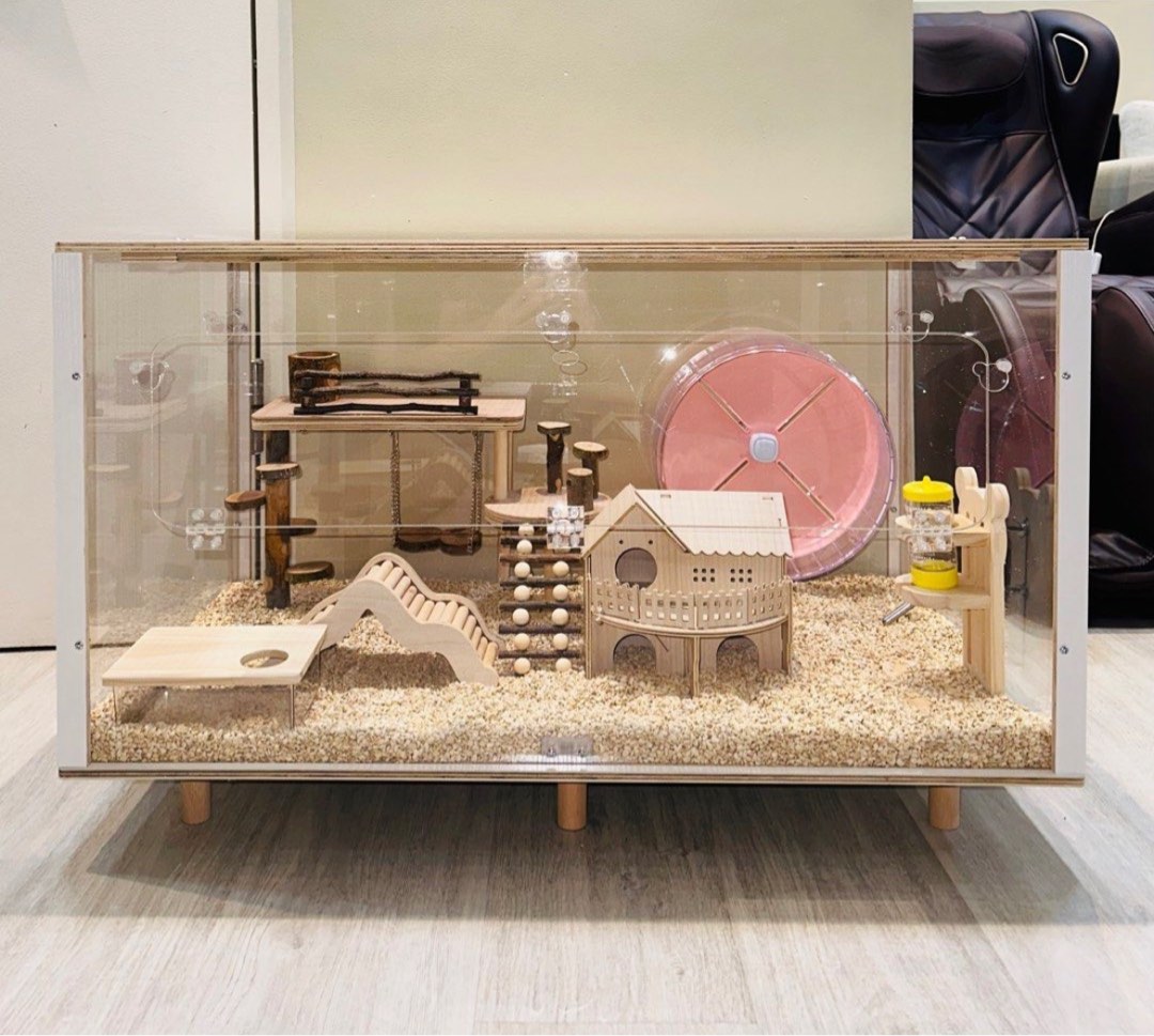 Hamster Acrylic Cage 80cm, Pet Supplies, Homes & Other Pet Accessories ...