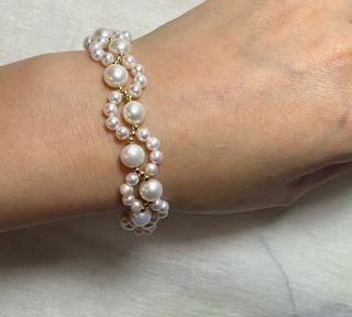 Jade And Pearl Bracelets+rings Collection item 1