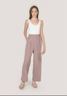 hervelvetvase ‘Templeton’ wide leg pants
