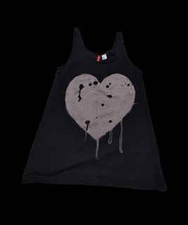 h&m punk sleeveless top