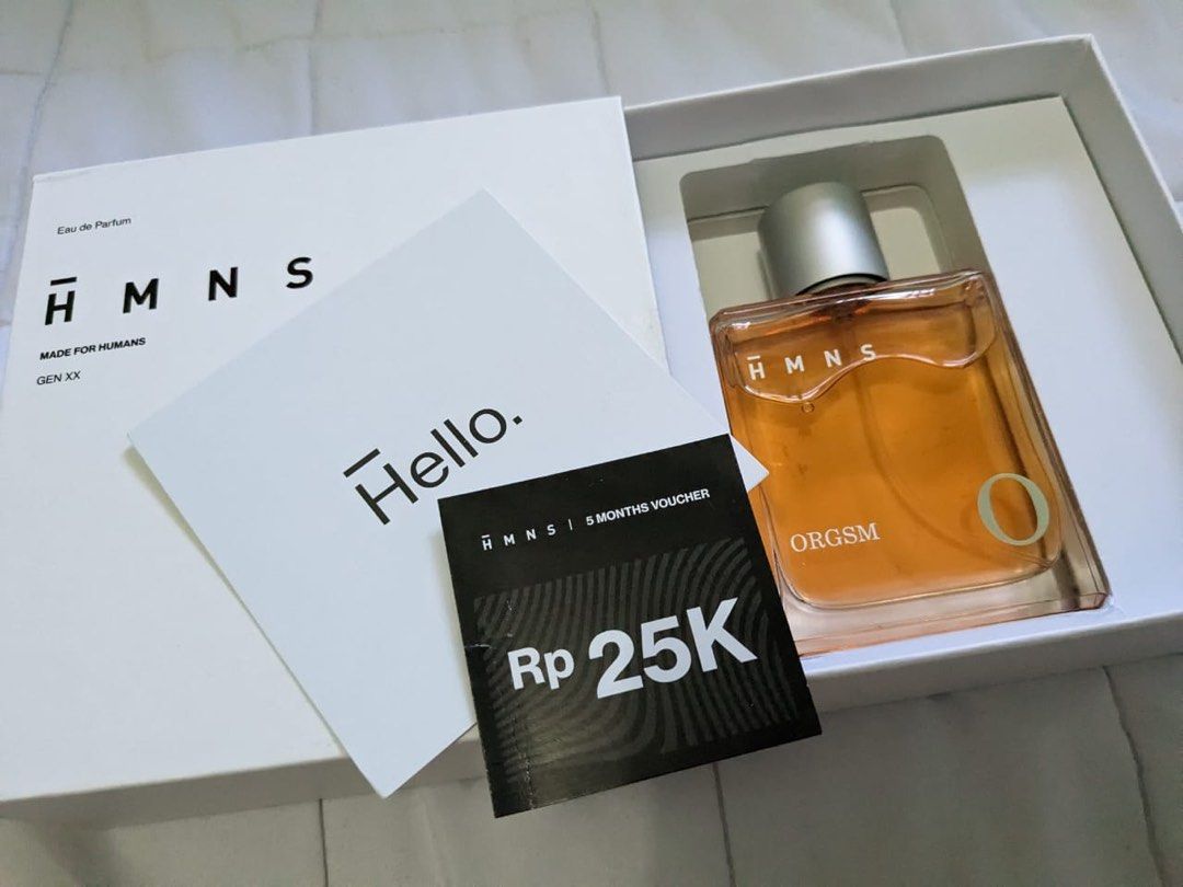HMNS O ORGSM ORIGINAL PERFUME FULL SET + VOUCHER, Kesehatan