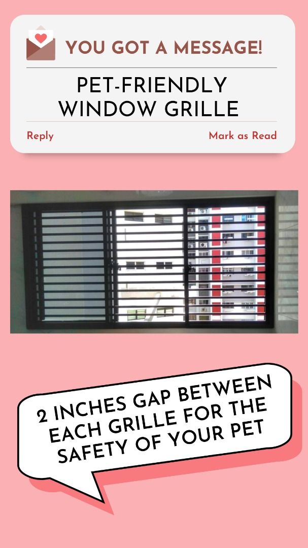 Home Window Grille/Window Grilles /Pet Friendly Grilles/Sliding Window/Direct factory pricing /HDB window Grilles/Aluminium sliding/casement windows for HDB resale and BTO service yard window62863115482497112