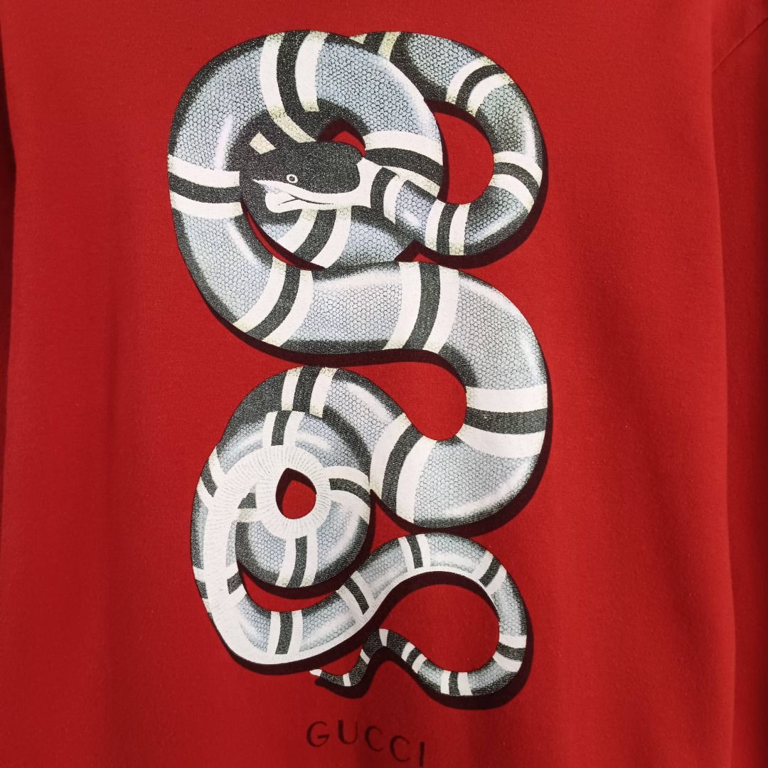 Gucci snake hoodie red top