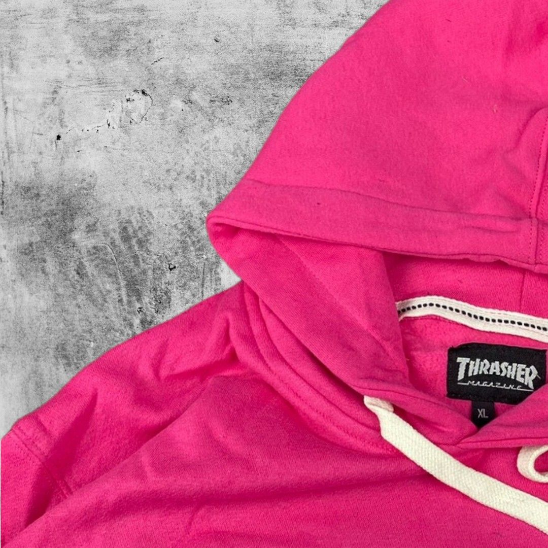 Jaket thrasher pink top
